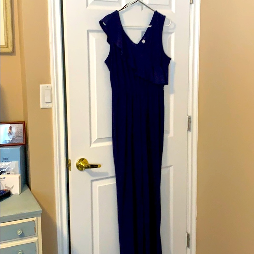 Blue jumpsuit